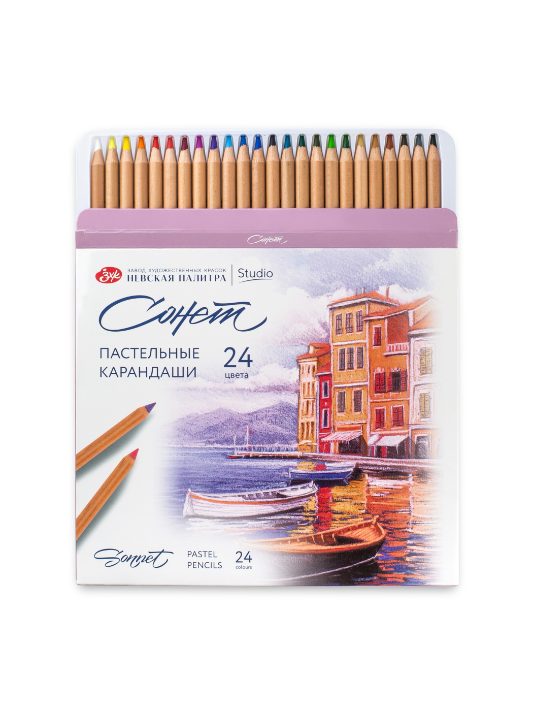 Набор карандашей пастельных Сонет 24 цвета 1029₽